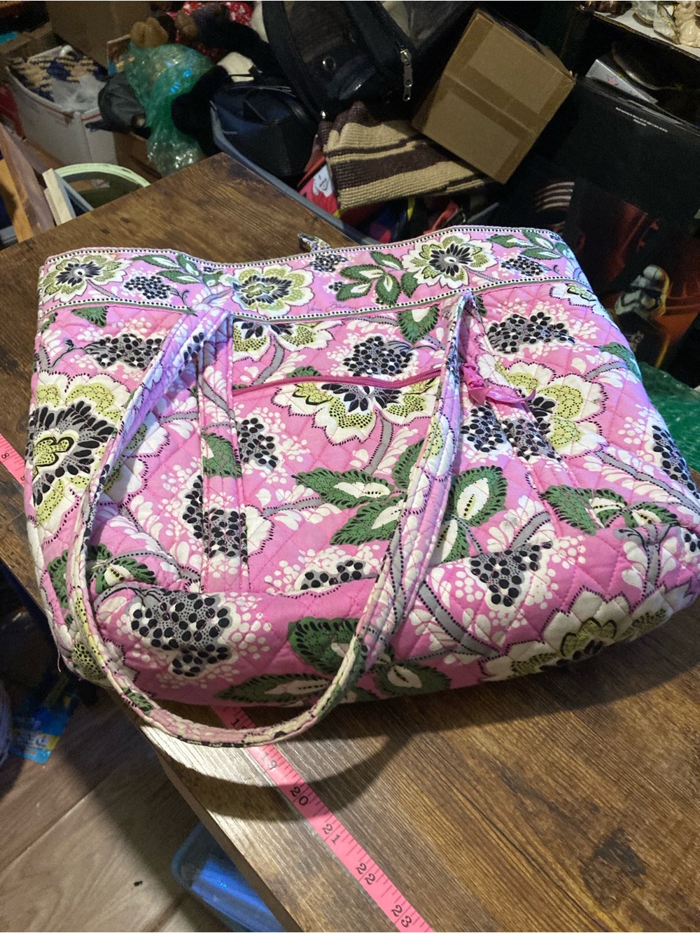 Vera Bradley XL floral pattern tote